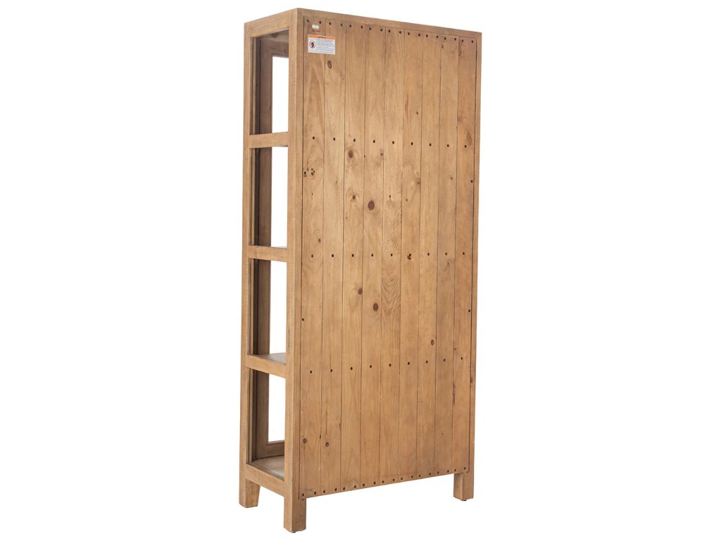 Crest Solid Wood Tall Cabinet - Warm Natural - image 3