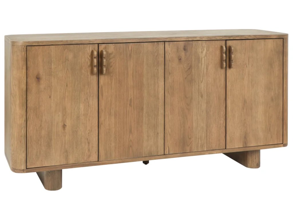 Tacoma Solid Wood 4Dr Sideboard - Tawny Brown - main image