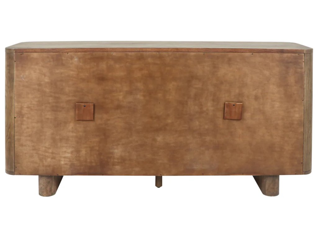Tacoma Solid Wood 4Dr Sideboard - Tawny Brown - image 3