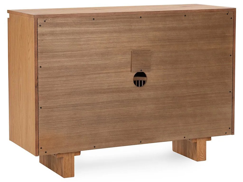 Roya Solid Wood 2Dr Cabinet - Tawny Brown - image 1