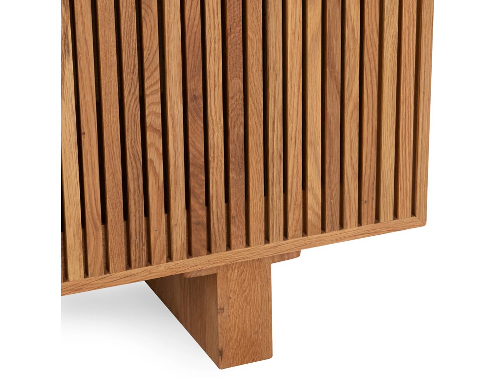 Roya Solid Wood 2Dr Cabinet - Tawny Brown - image 4
