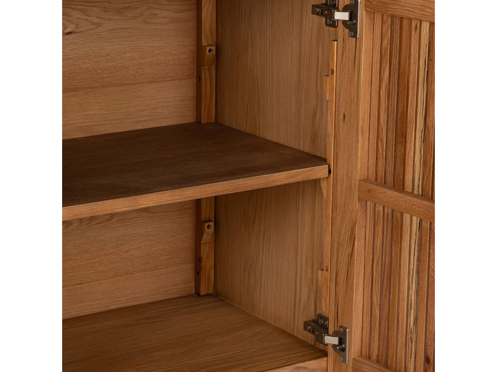 Roya Solid Wood 2Dr Cabinet - Tawny Brown - image 5