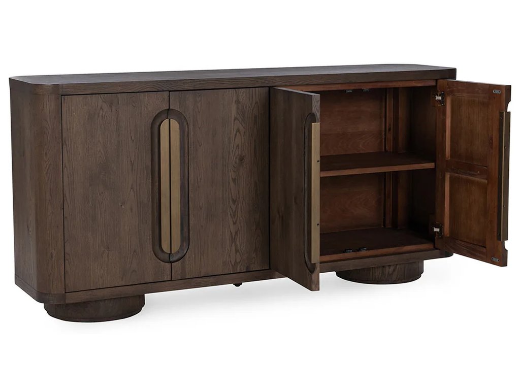 Tiber Solid Wood 4Dr Buffet - image 2