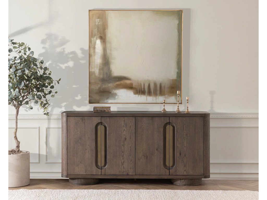 Tiber Solid Wood 4Dr Buffet - image 7