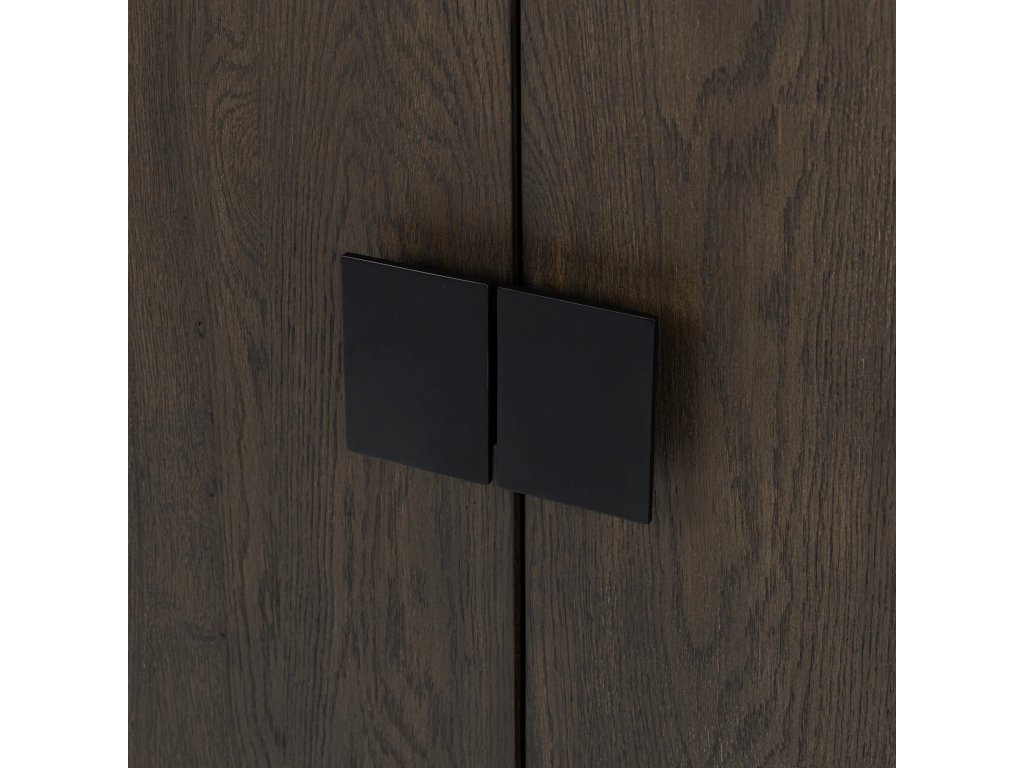 Deaven Solid Wood 4Dr Buffet - Toasted Brown - image 4
