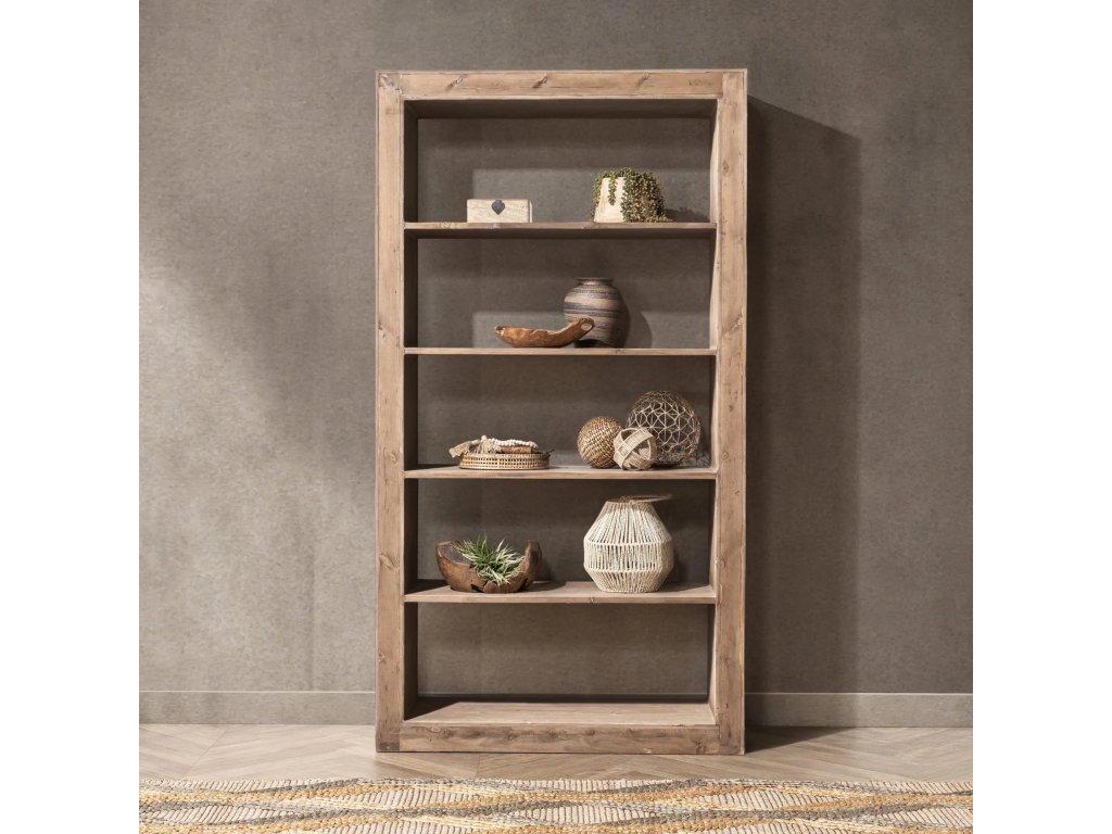 Nalani Solid Wood Bookshelf - Natural - image 4