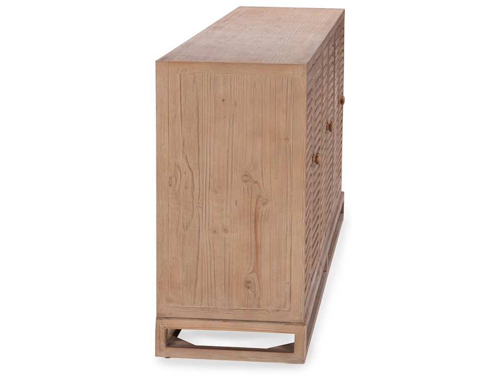 Jolen Solid Wood 6Dr Buffet - Distressed Brown - main image