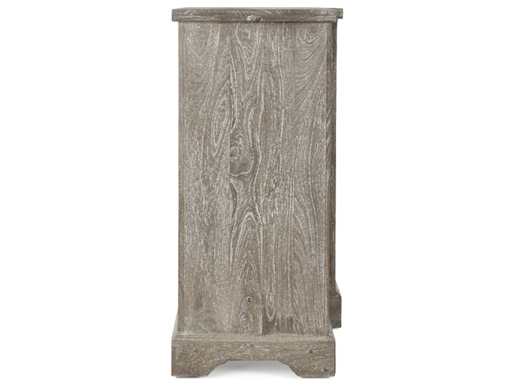 Harmony Solid Wood Breakfront 4Dr Cabinet - Vintage Gray - main image