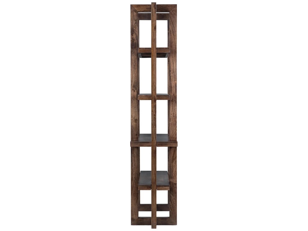 Sydney Solid Wood Bookcase - Bark Brown - main image