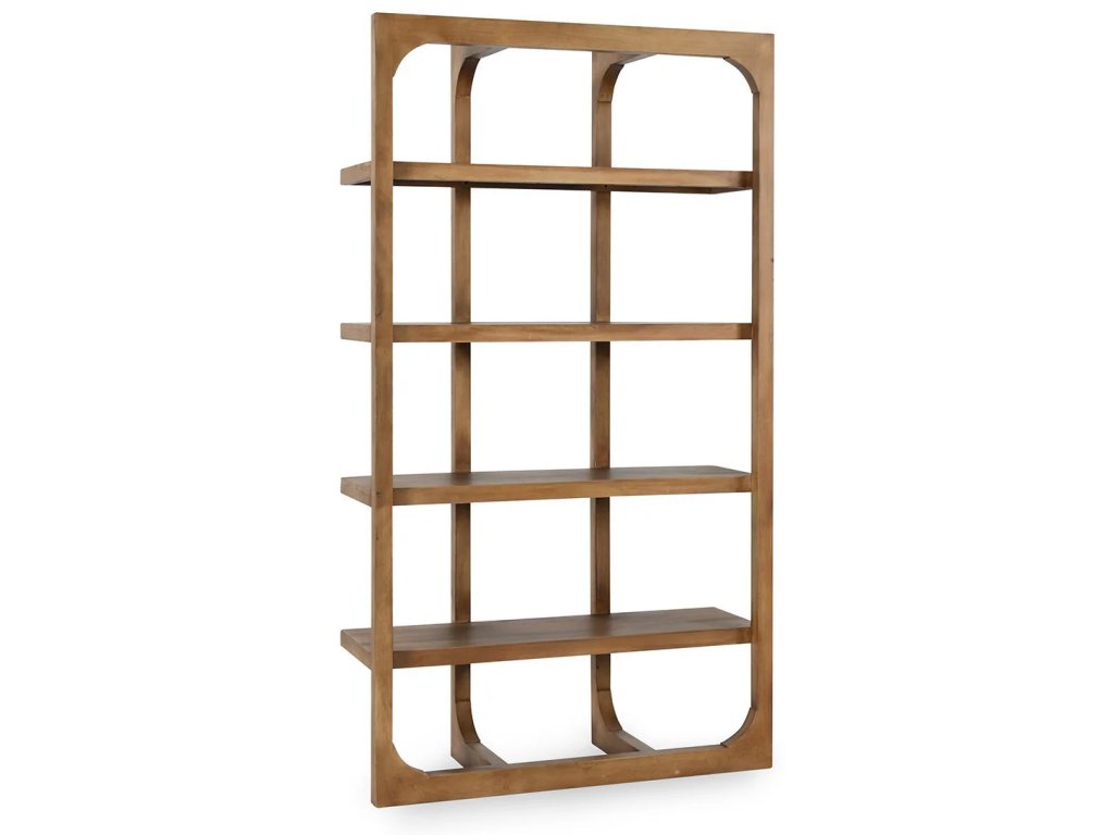 Gordon Solid Wood Bookcase - Natural - main image