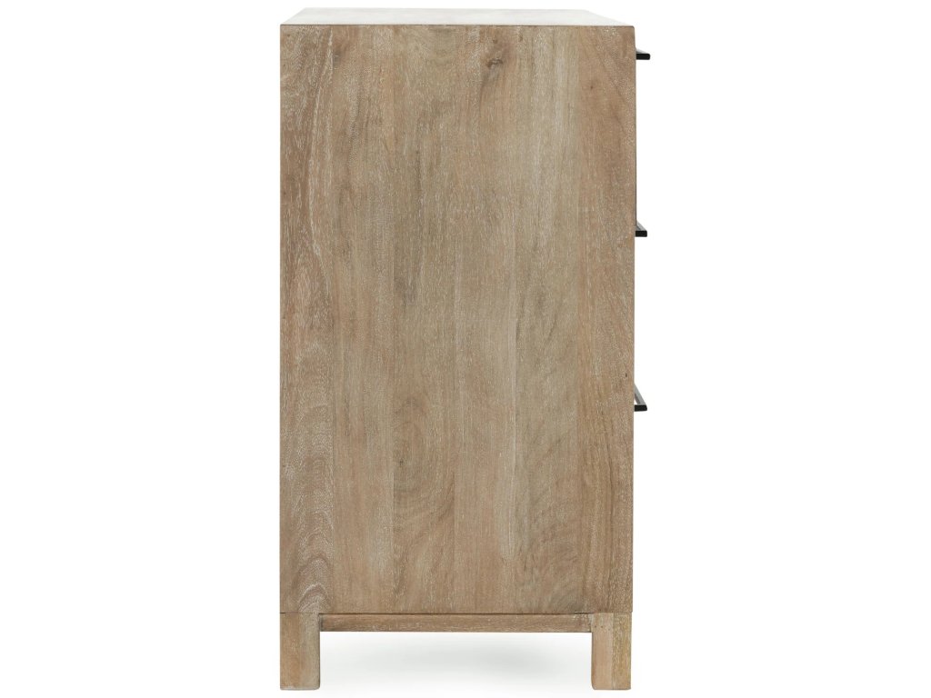 Jensen Solid Wood 6Dwr Dresser - Meadow Taupe - main image