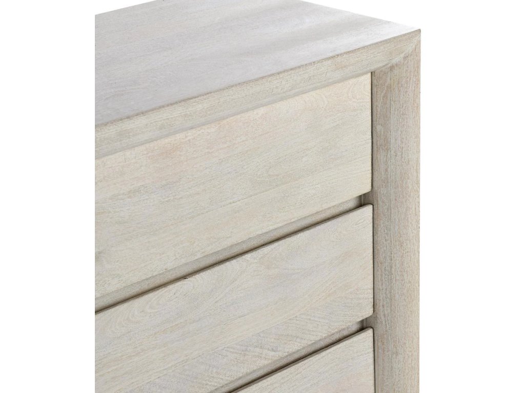 Reece Solid Wood 6Dwr Dresser - Seashell White - image 3