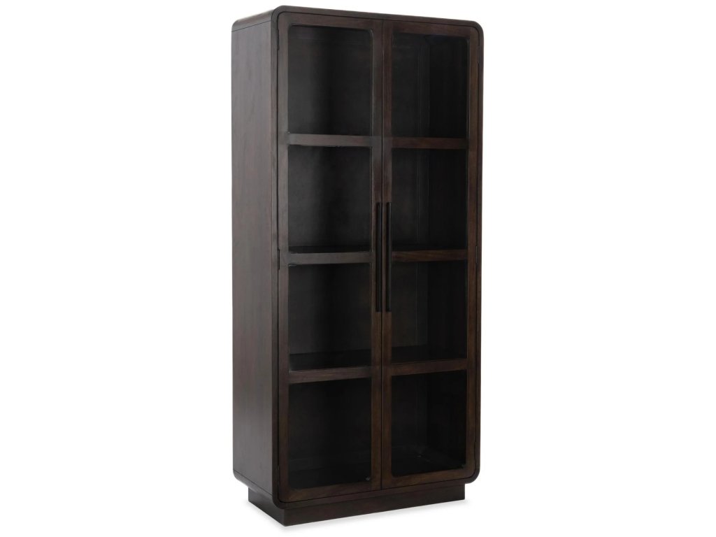 Rogers Solid Wood Tall Cabinet - Dark Brown - main image