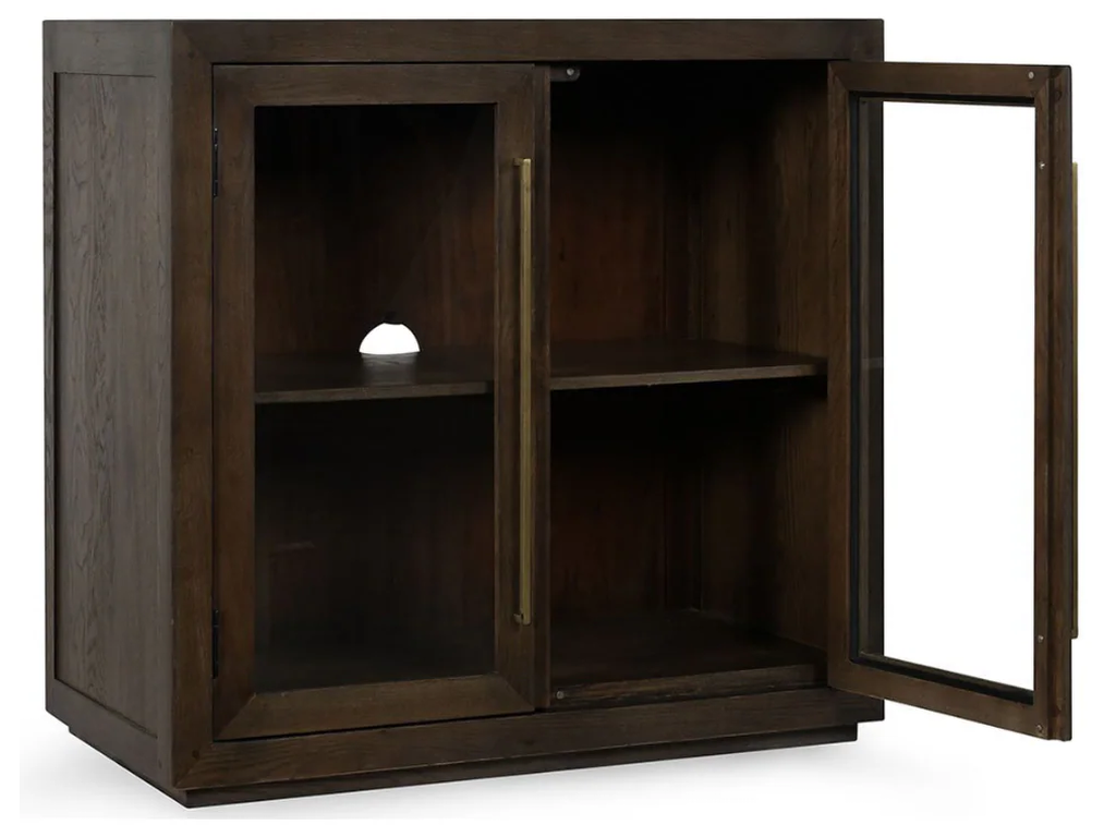 Bradley Solid Wood 2Dr Cabinet - Landmark Brown - image 2