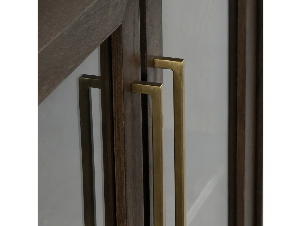 Bradley Solid Wood 2Dr Cabinet - Landmark Brown - image 3