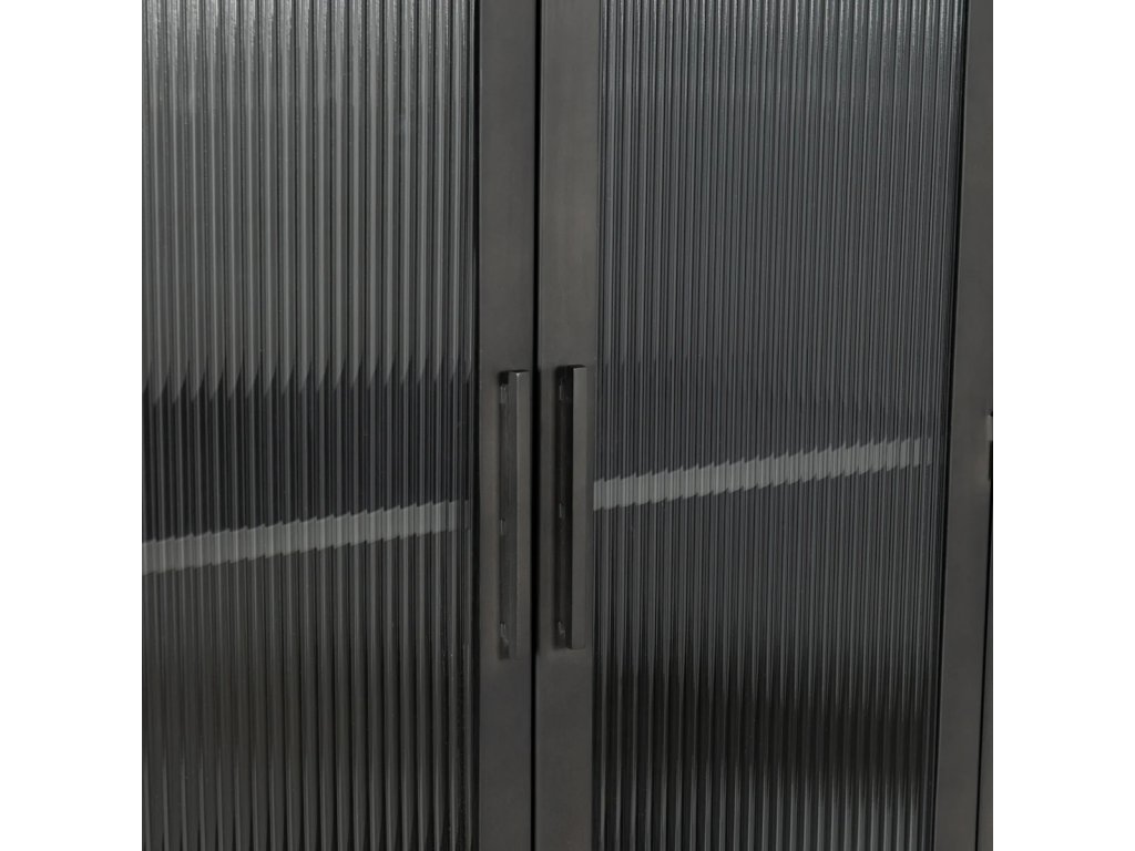 Nore Metal/Glass 2Dr 2Dwr Tall Cabinet - image 5