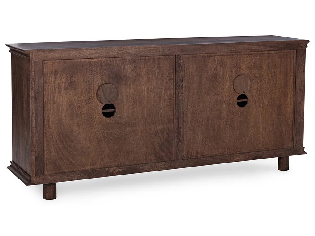 Shira Solid Wood 4Dr Buffet - Kona Brown - image 1