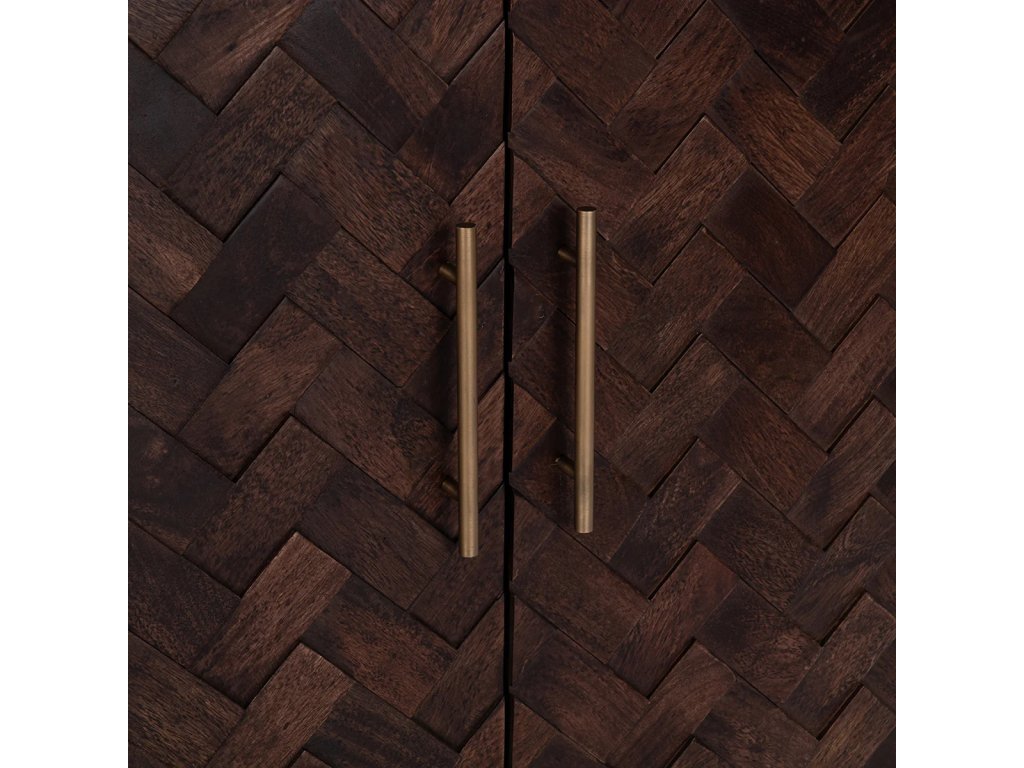 Shira Solid Wood 4Dr Buffet - Kona Brown - image 4