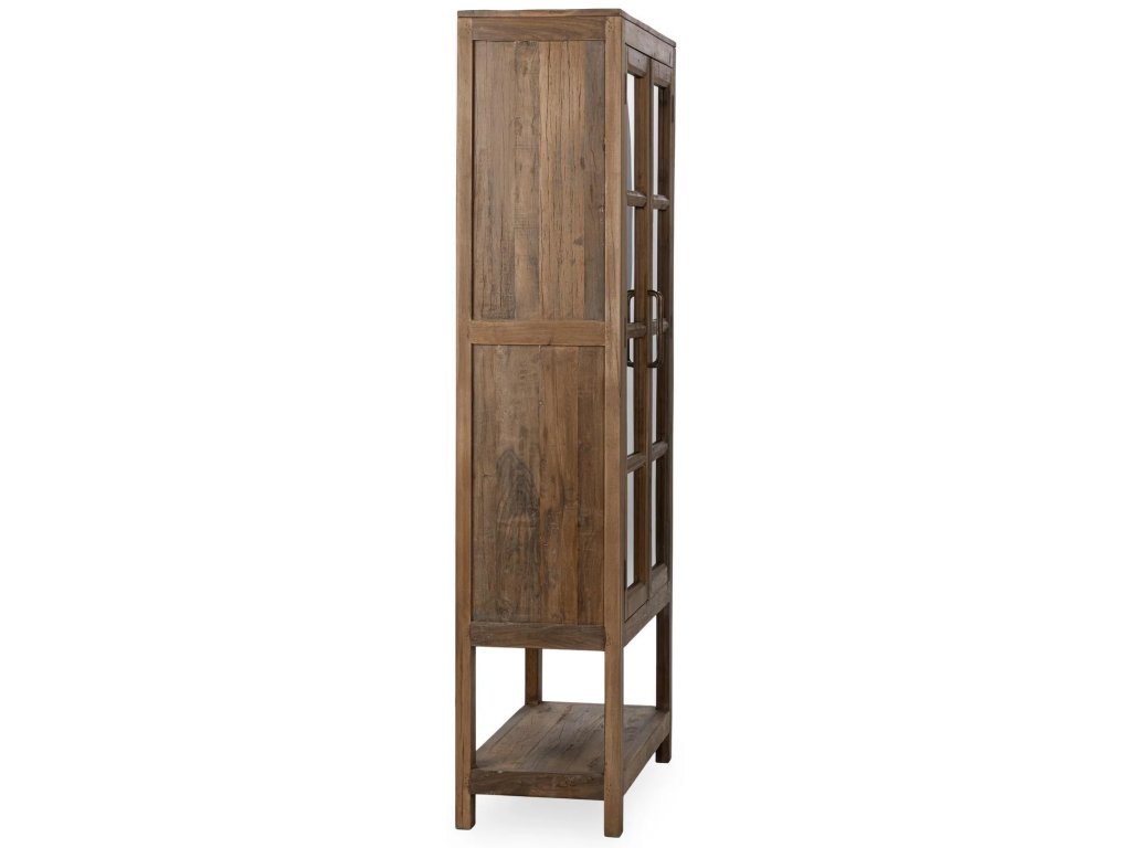 Kharga Reclaimed Wood Tall Cabinet - Natural - main image