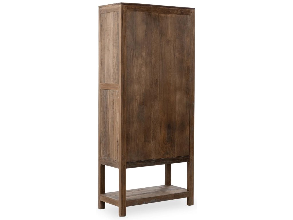 Kharga Reclaimed Wood Tall Cabinet - Natural - image 1