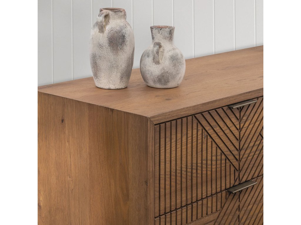 Santa Clara Solid Wood 6Dwr Dresser - Caramel Brown - image 9