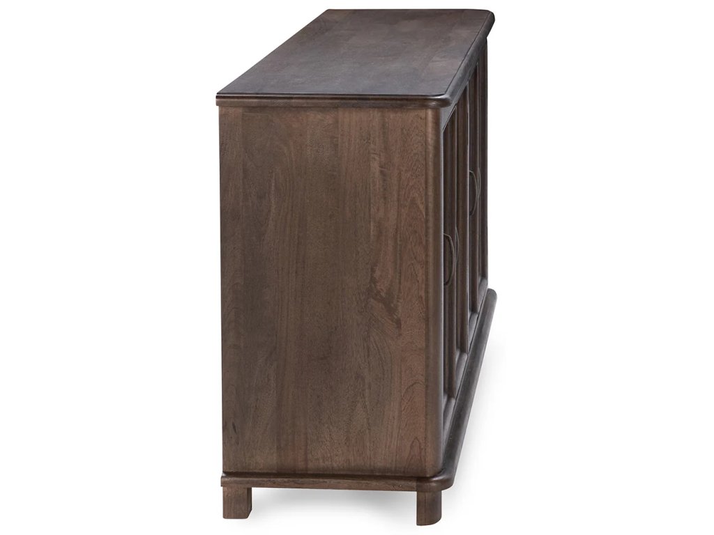 Brookside Solid Wood 4Dr Cabinet - Cocoa Brown - main image