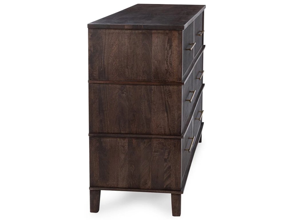 Westlake Solid Wood 6Dwr Dresser - Kona Brown - main image