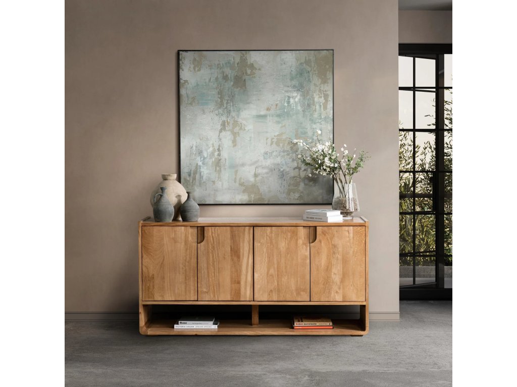 Laguna Solid Wood 4Dr Buffet - Natural Maple - image 5