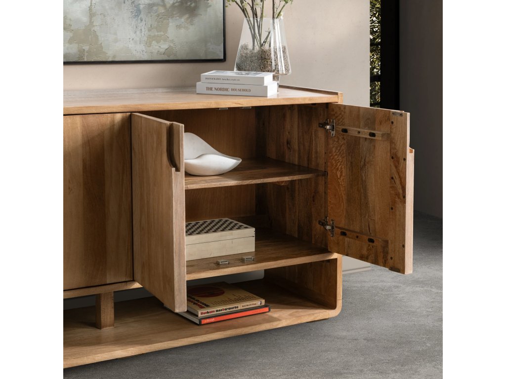 Laguna Solid Wood 4Dr Buffet - Natural Maple - image 7
