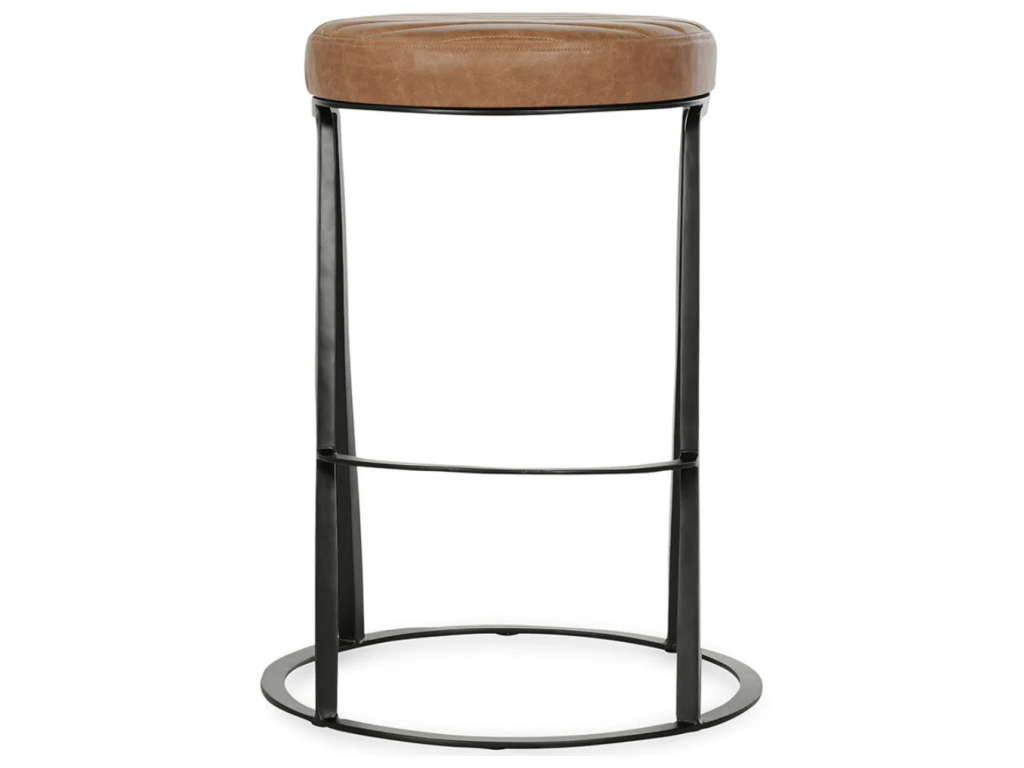 Sawyer Leather Counter Stool - Sedona Brown - image 2
