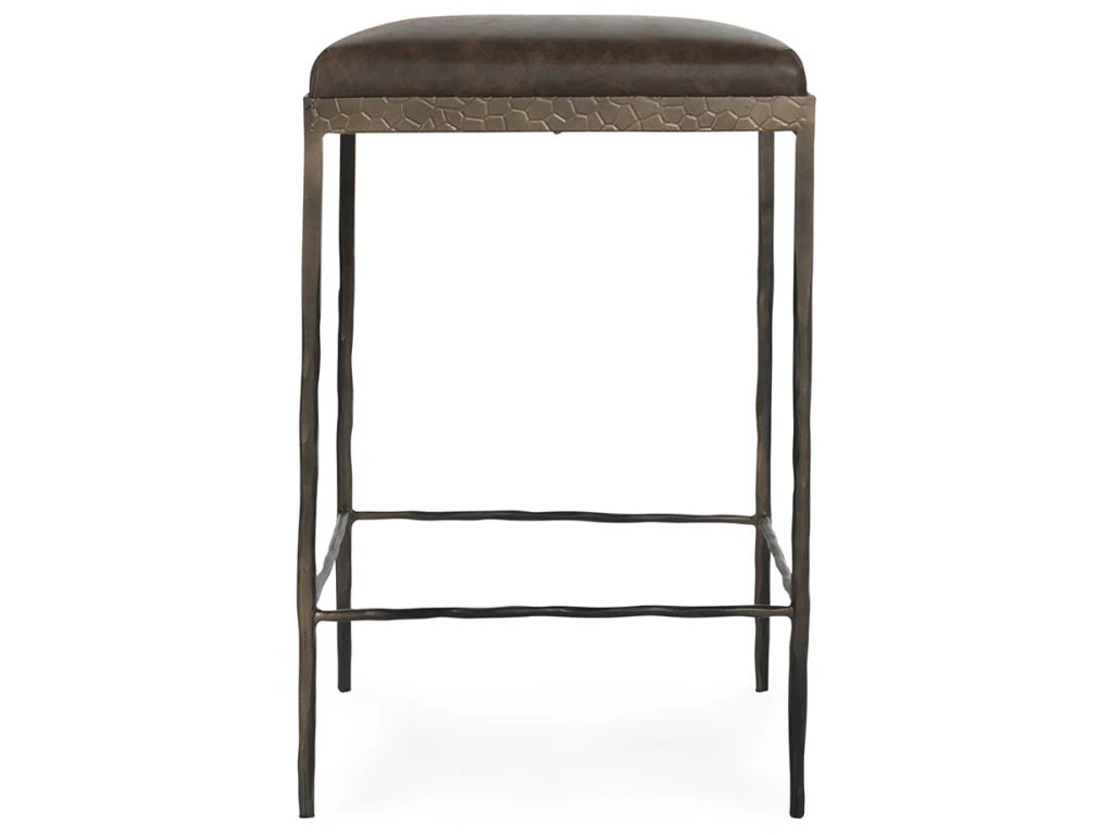 Bose Leather Counter Stool - Cocoa Brown - image 1