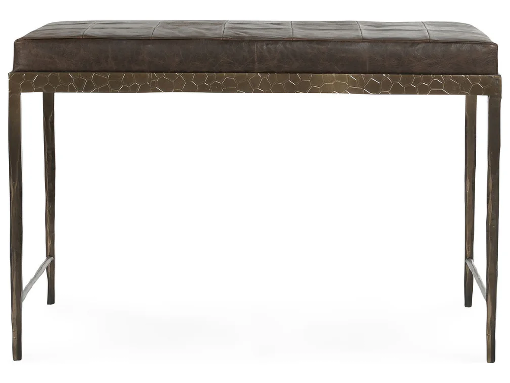 Malo Leather Bench - Cocoa Brown - main image