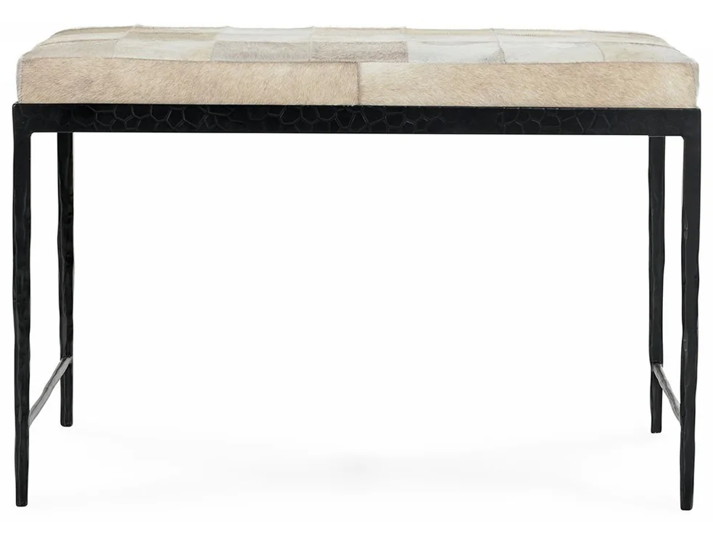 Achen Hide Bench - Dusty Cream - main image
