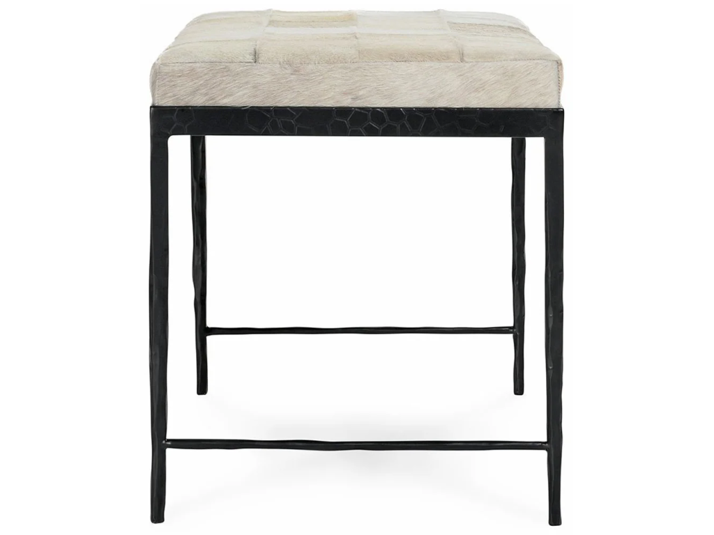 Achen Hide Bench - Dusty Cream - image 2