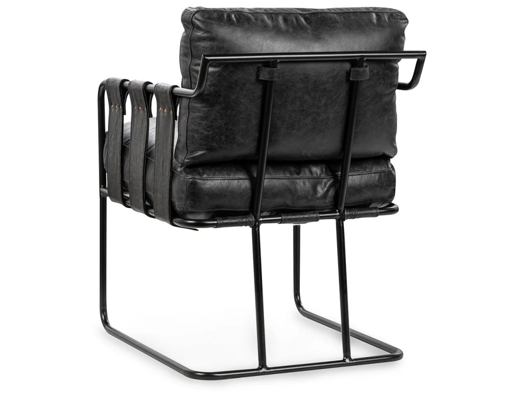 Strapling Leather Dining Chair - Rustic Shadow - image 1