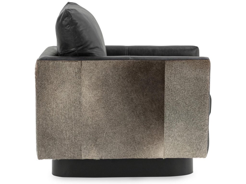 Lathe Hide Accent Chair - Rustic Shadow - main image