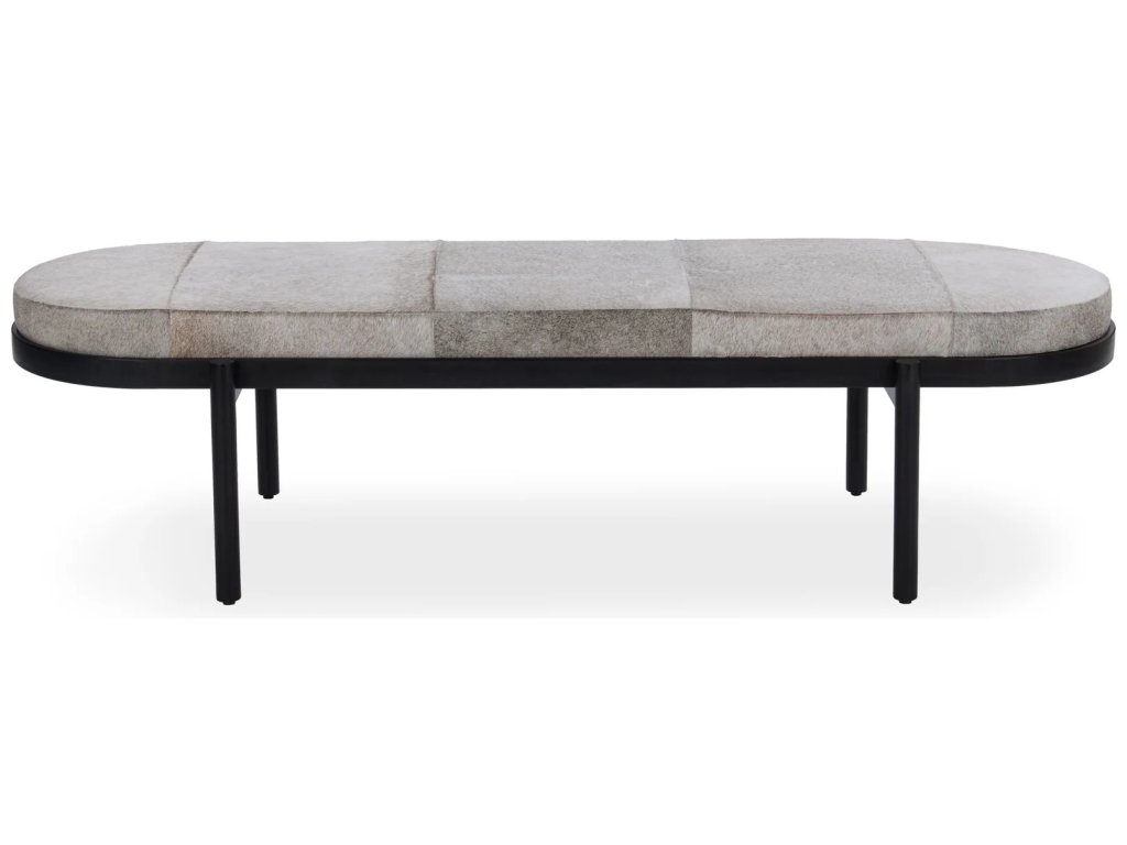 Evelyn Accent Bench - Sparrow Gray - main image