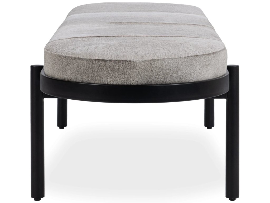 Evelyn Accent Bench - Sparrow Gray - image 2