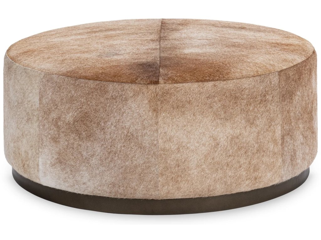 Andre 40" Round Ottoman - Canyon Dust - main image