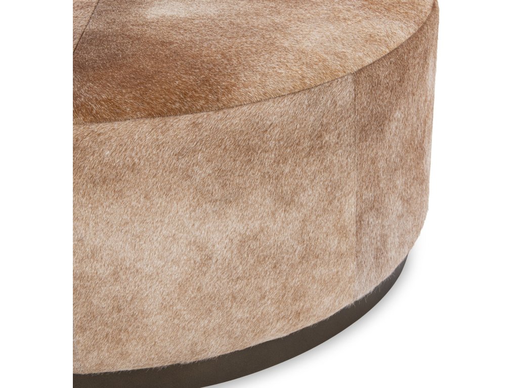 Andre 40" Round Ottoman - Canyon Dust - image 2