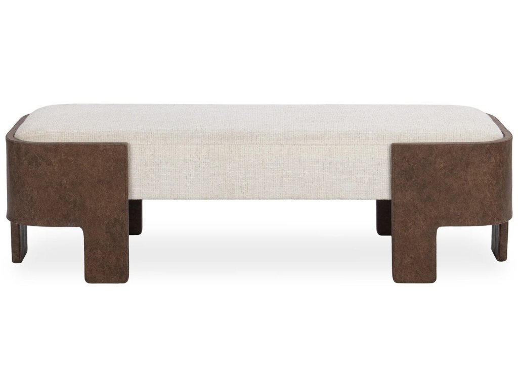 Janya Accent Bench - Oat Cream - main image
