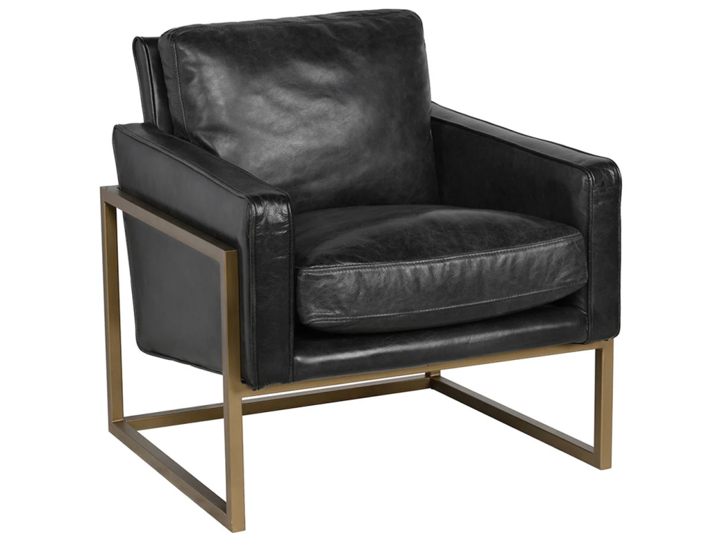 Ken Accent Chair – Jet Black - main image