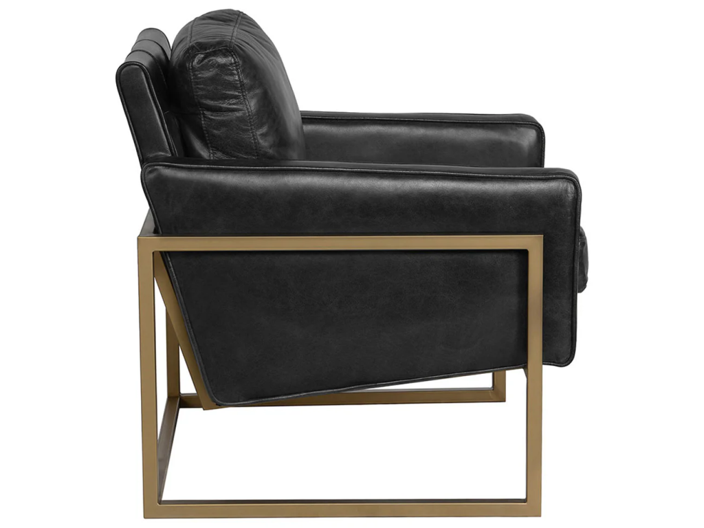 Ken Accent Chair – Jet Black - image 2