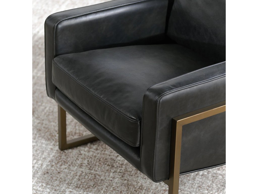 Ken Accent Chair – Jet Black - image 4