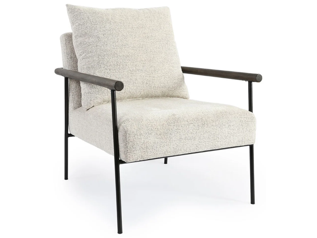 Cohen Upholstered Accent Chair - Ivory - main image