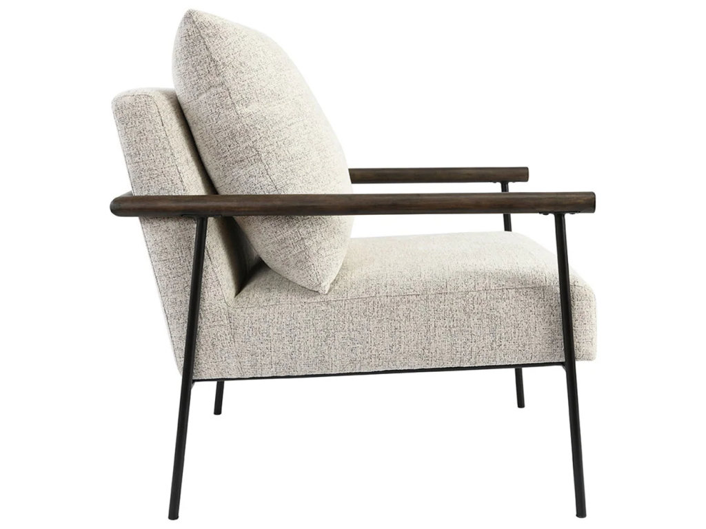 Cohen Upholstered Accent Chair - Ivory - image 2