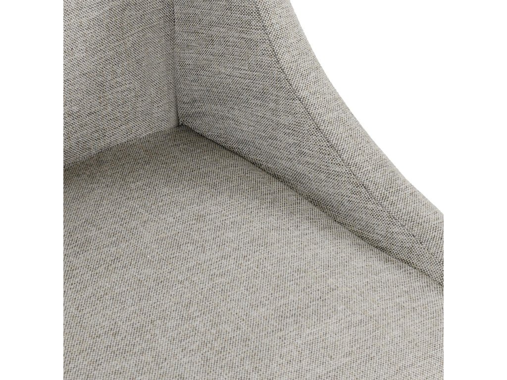 Warwick Upholstered Rolling Dining Chair - image 2