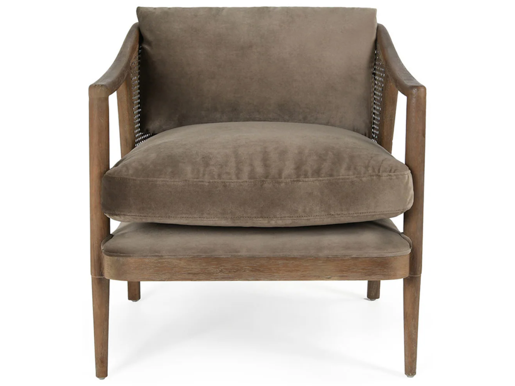 Cody Upholstered Accent Chair - Taupe - image 1