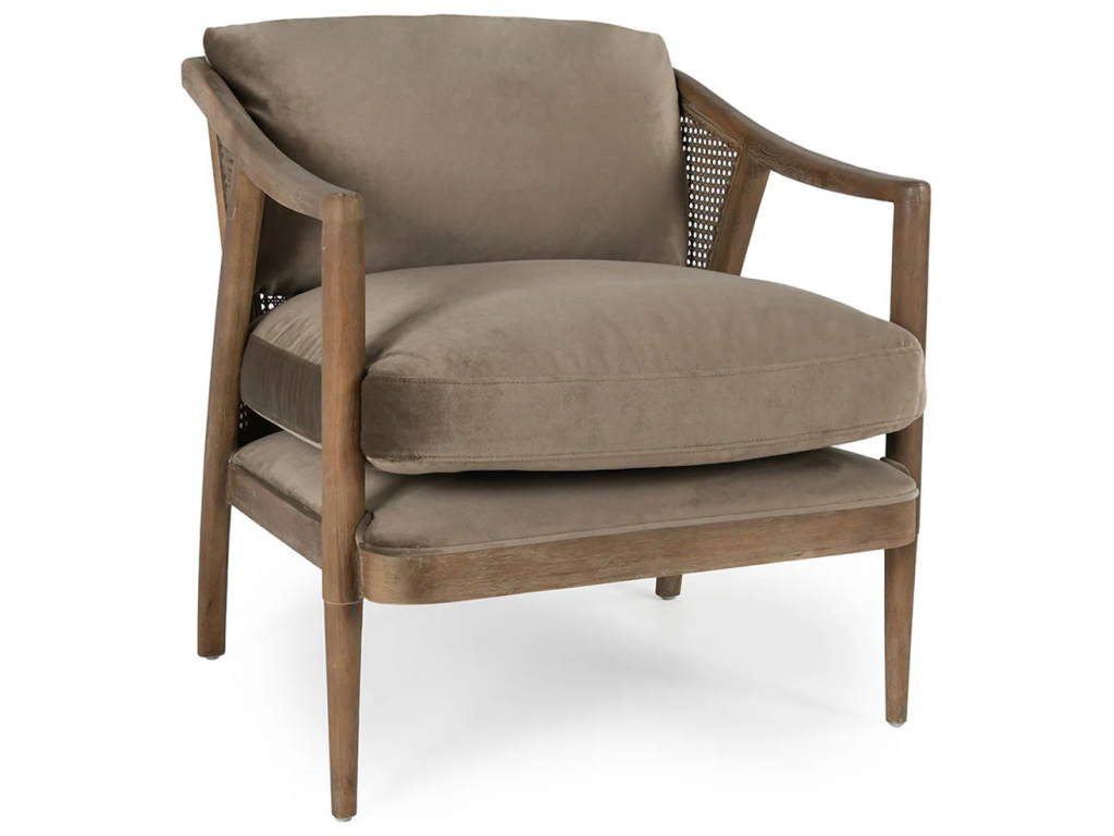 Cody Upholstered Accent Chair - Taupe - main image