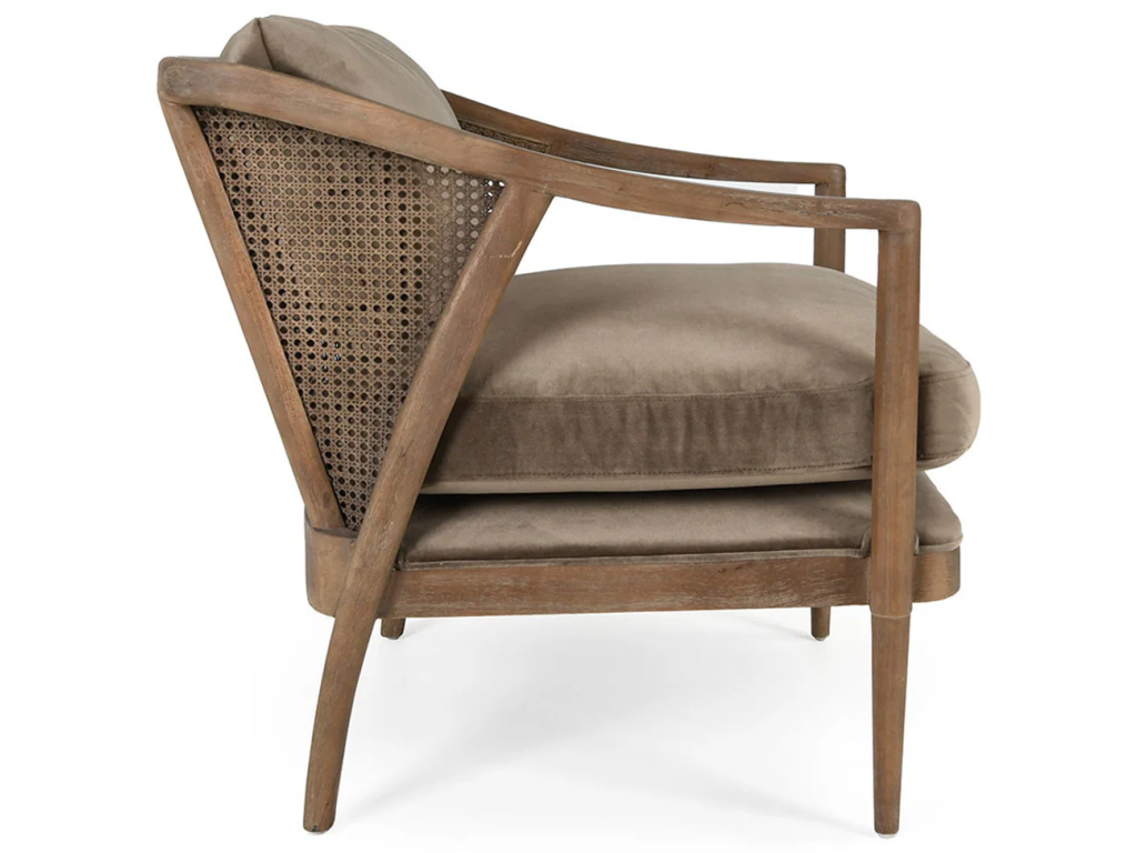 Cody Upholstered Accent Chair - Taupe - image 2